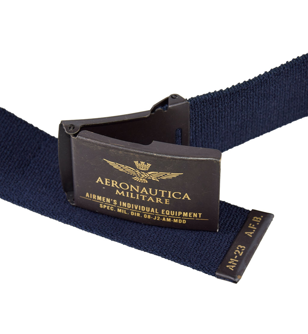 Ремень эластичный AERONAUTICA MILITARE SS19 blue navy (CI 246) 