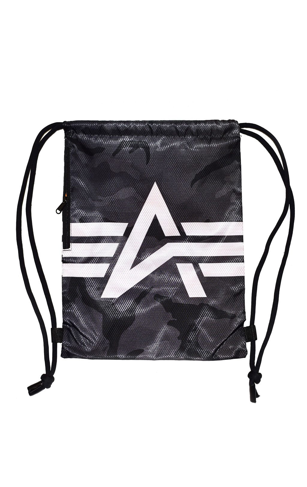 Сумка ALPHA INDUSTRIES BASIC GYM BAG black camo 