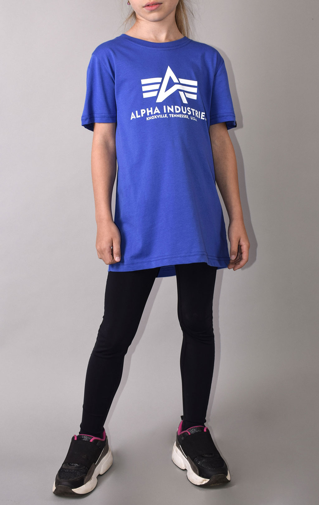 Детская футболка ALPHA INDUSTRIES BASIC T nautical blue 