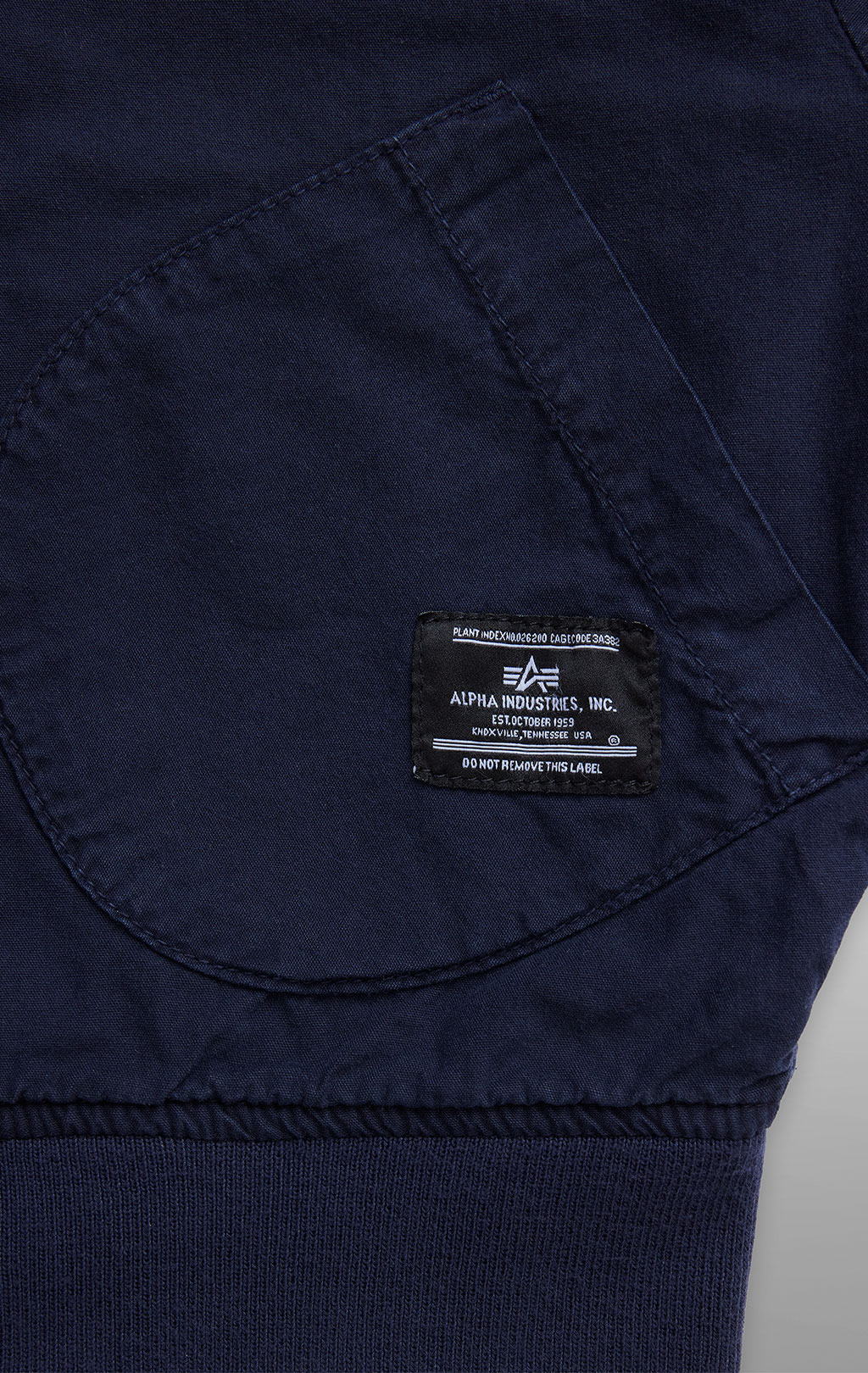 Женская ветровка ALPHA INDUSTRIES US NAVY CROPPED DECK HOOKED MOD JACKET SS 24 m replica blue 