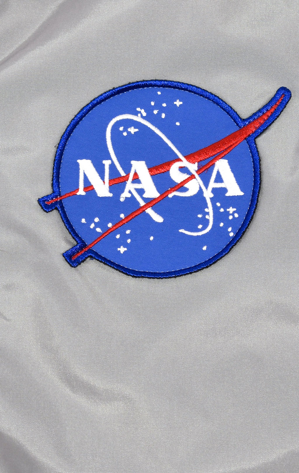 Ветровка-бомбер ALPHA INDUSTRIES TT NASA REVERSIBLE II MA-1 silver 