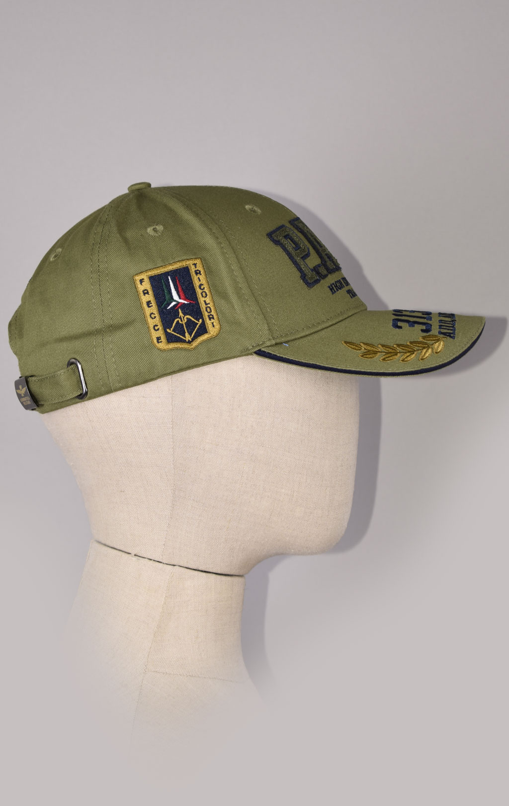 Бейсболка AERONAUTICA MILITARE FW 23/24/CN verde militare (HA 1154)