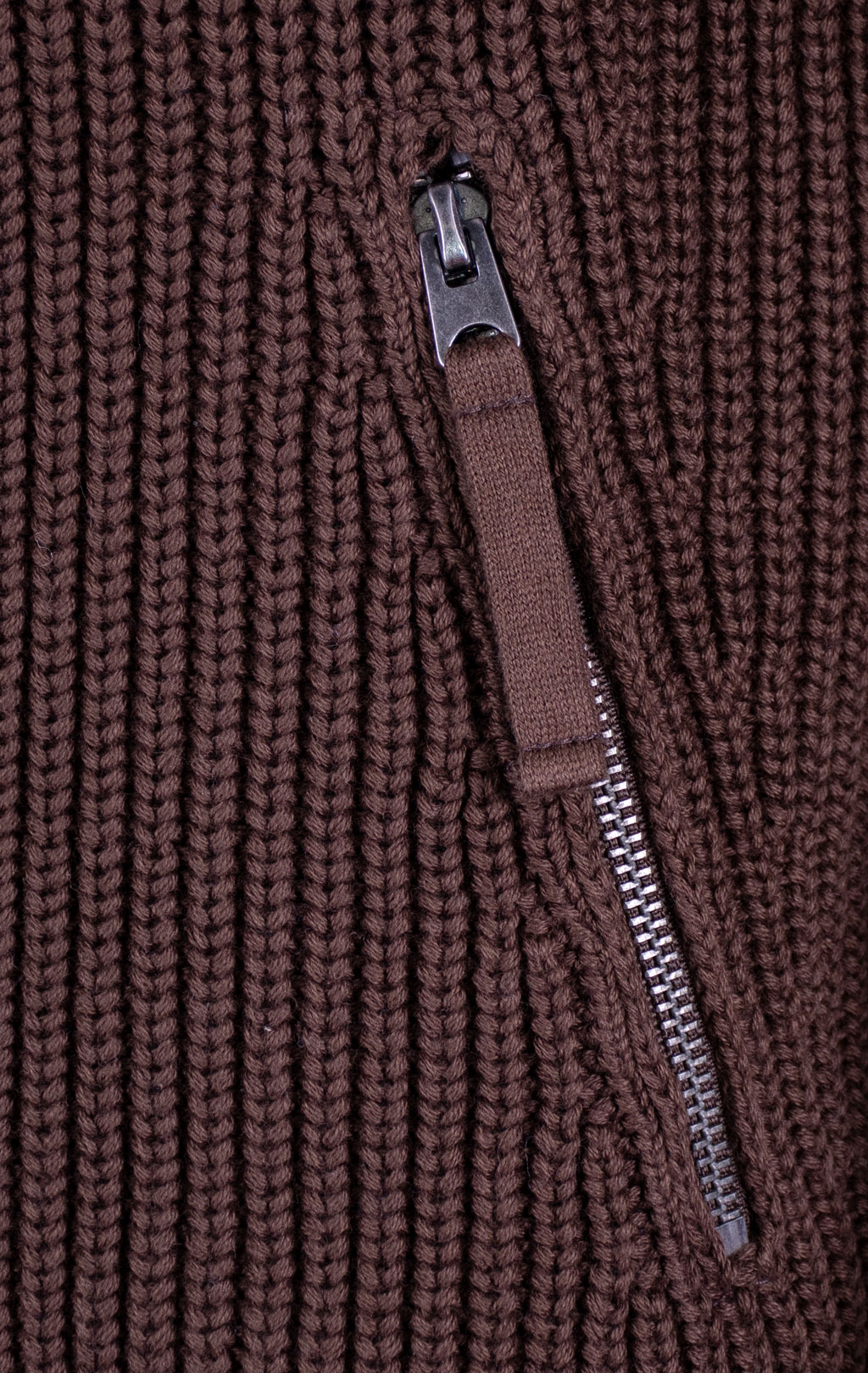 Свитер на молнии AERONAUTICA MILITARE FW 26/27/BG chestnut brown (MA 1664) 