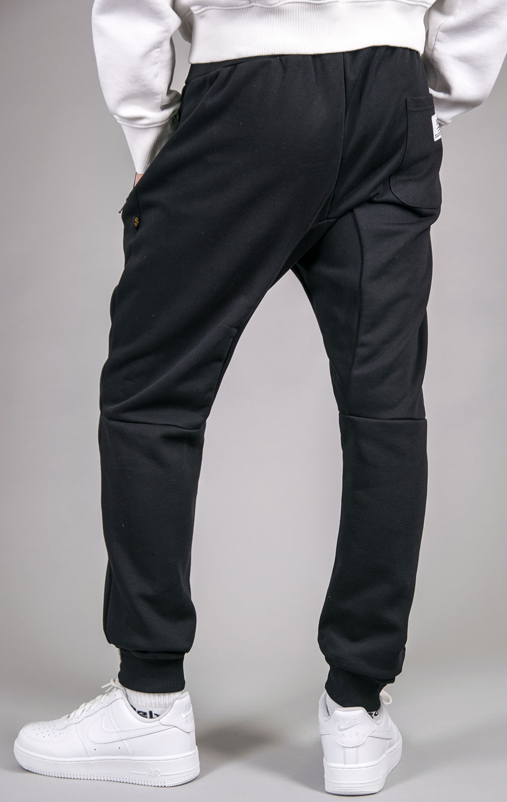 Брюки спортивные джоггеры ALPHA INDUSTRIES DEFENCE JOGGER black 