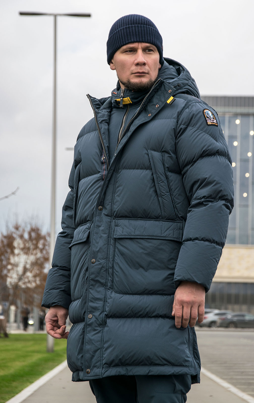 Куртка-пуховик PARAJUMPERS LONG BEAR MAN FW 23/24 dark avio 