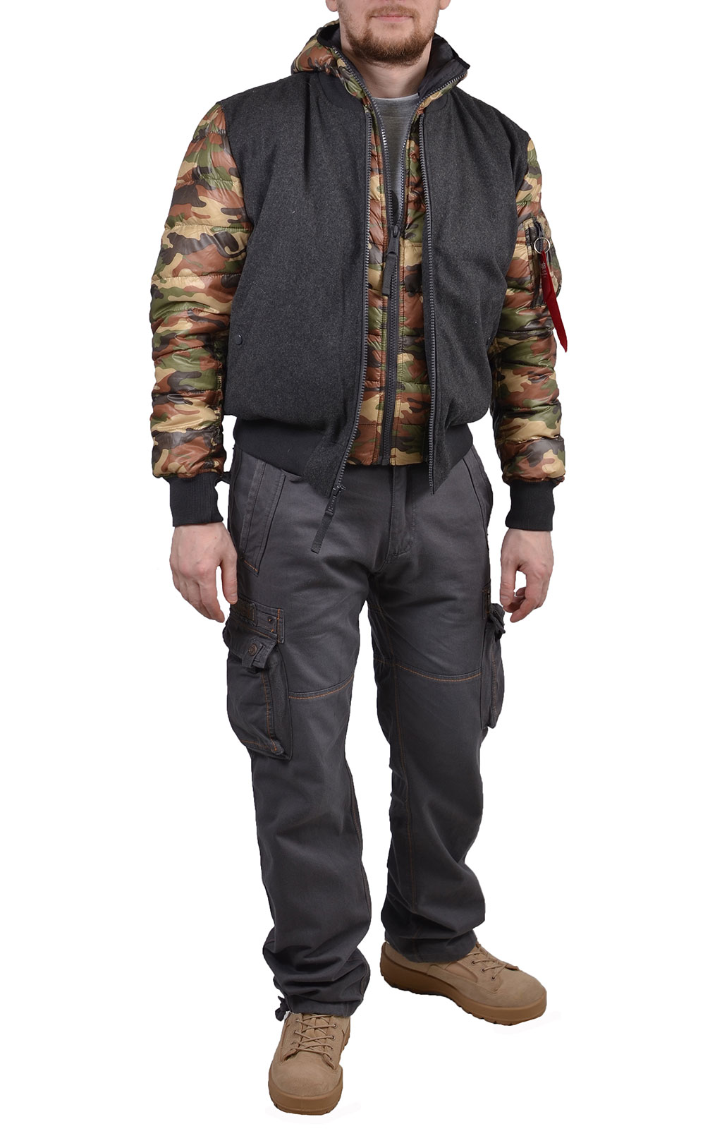 Куртка ALPHA INDUSTRIES EXPEDITION camo woodland 