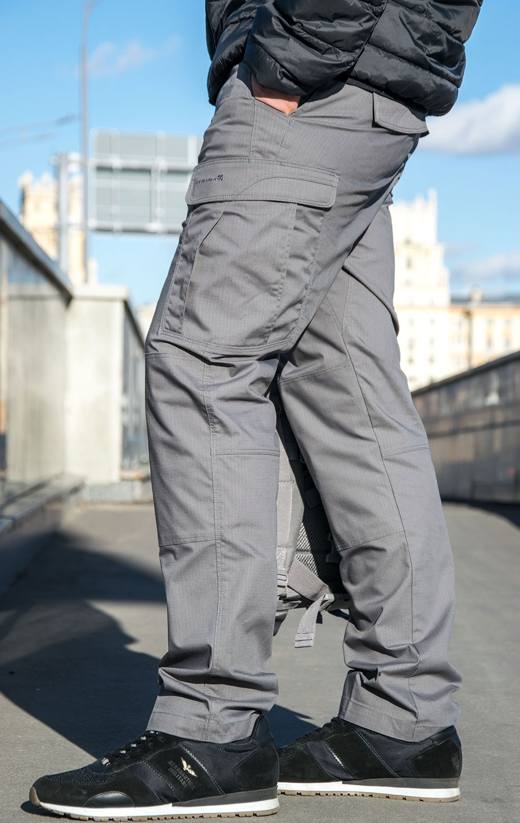 Брюки тактические Pentagon ARIS big size хлопок35%/полиэстер65% grey wolf 05021 