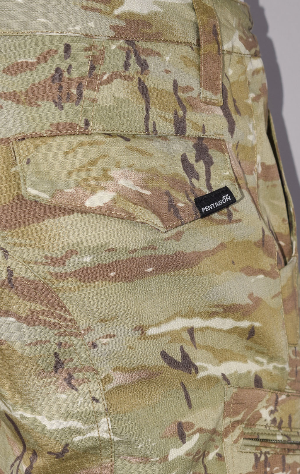 Брюки тактические Pentagon YPERO big size хлопок35%/полиэстер65% Rip-Stop camo penta 05035 