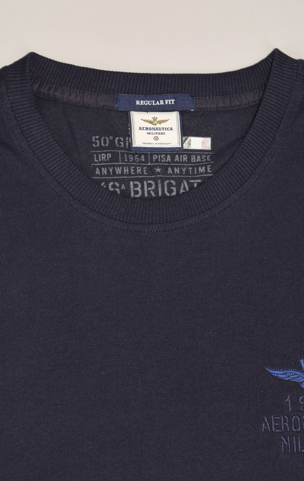 Лонгслив AERONAUTICA MILITARE FW 23/24/TR dark blue (TS 2185)