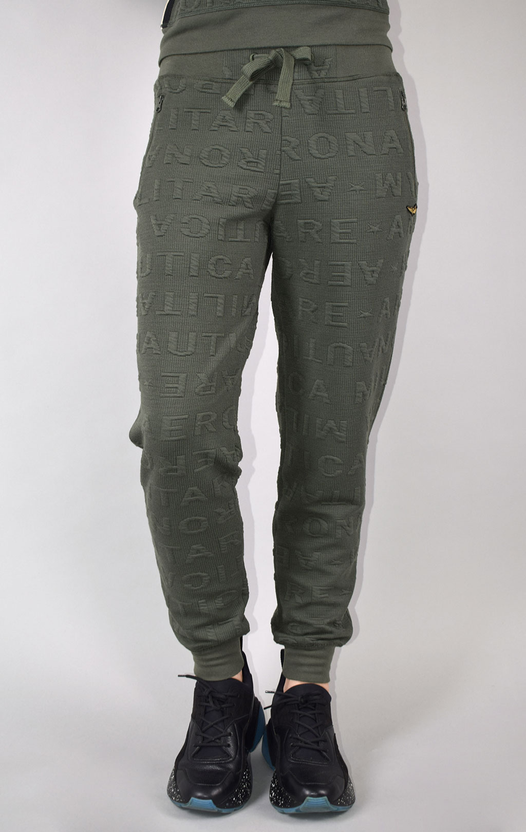 Женские брюки спортивные AERONAUTICA MILITARE FW 19/20 verde militare (PF 749) 
