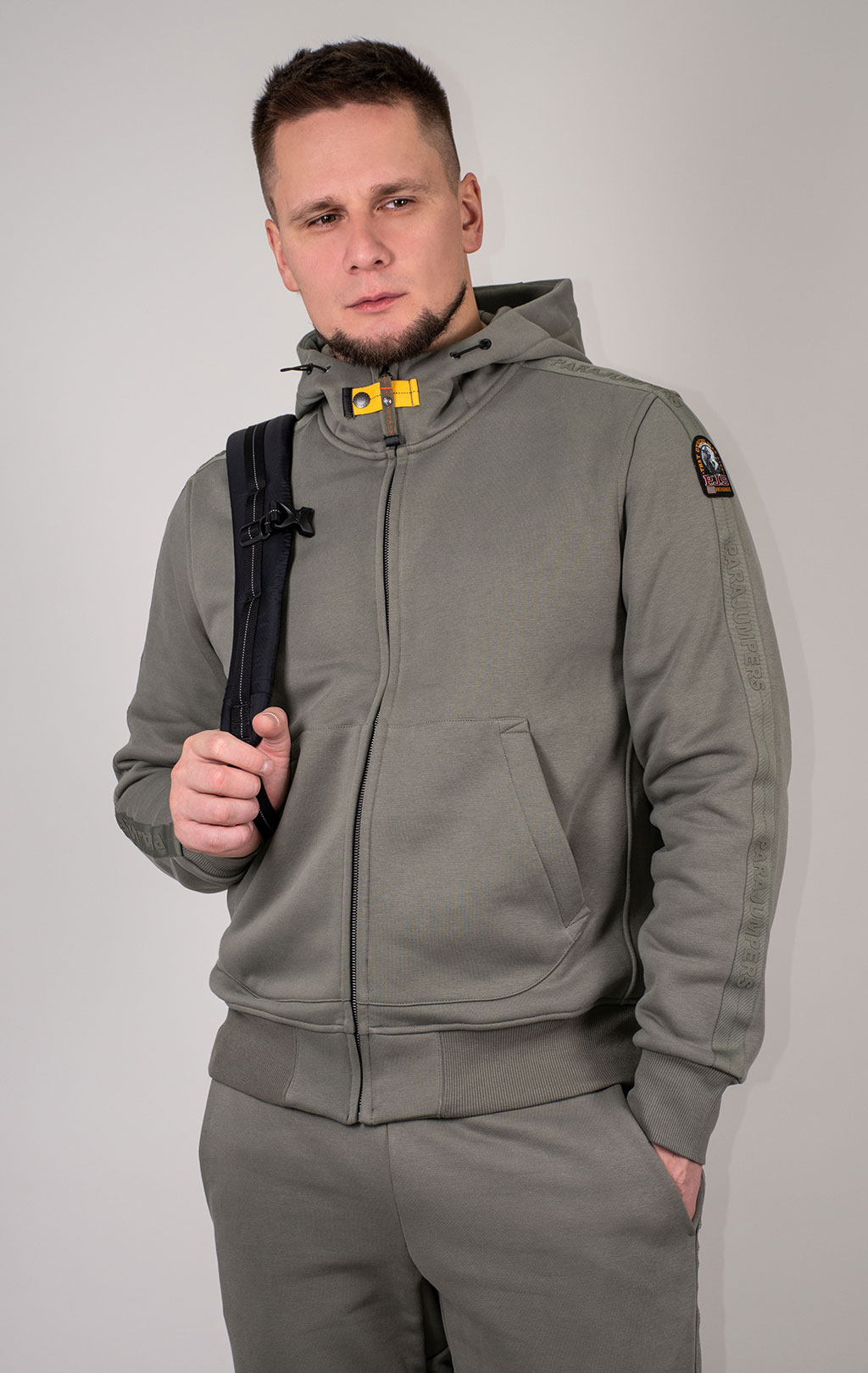 Толстовка с капюшоном PARAJUMPERS ALDRIN FW 24/25 thyme 