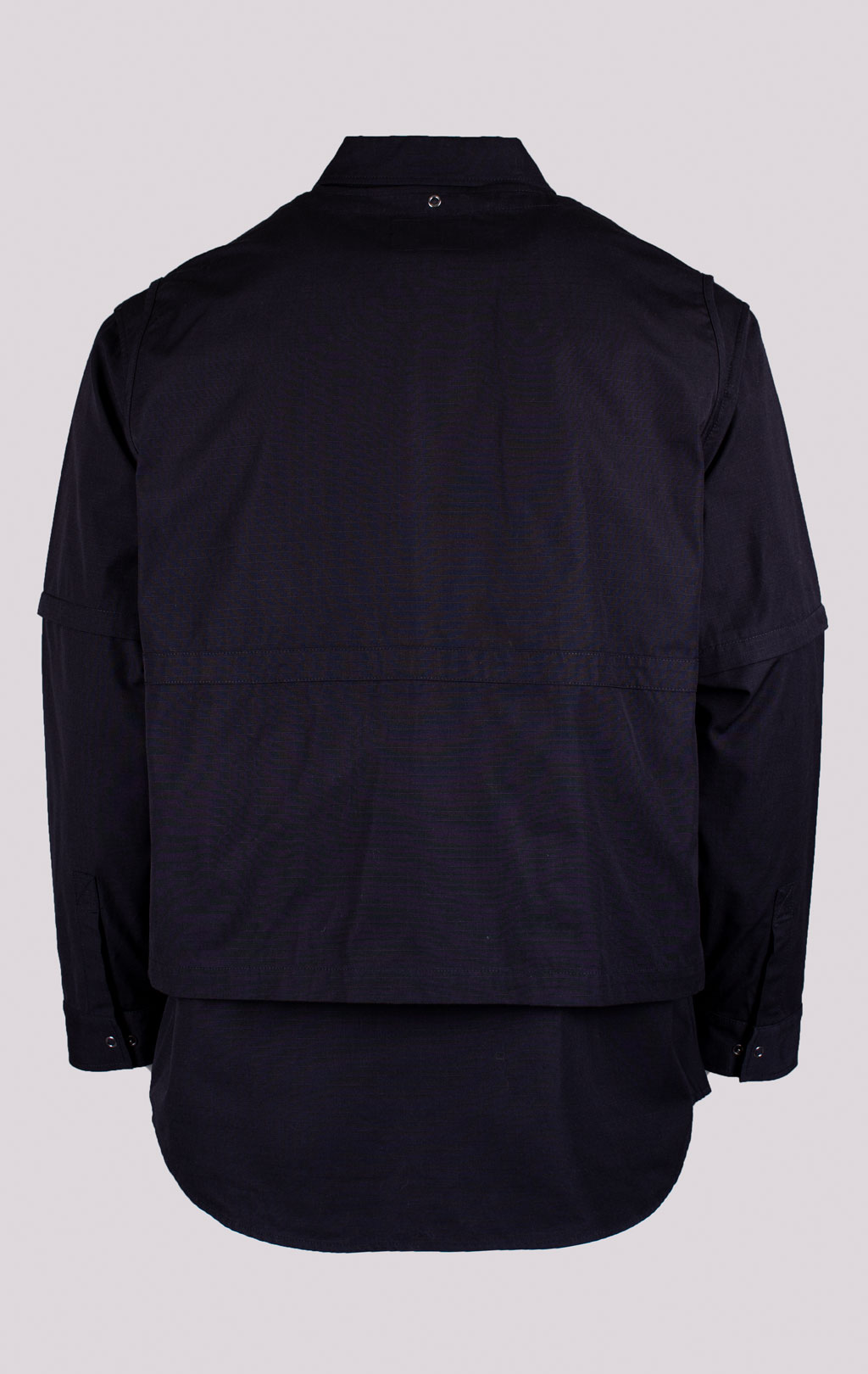 Ветровка трансформер ALPHA INDUSTRIES C-1 MOD SHIRT JACKET SS 24 m black 