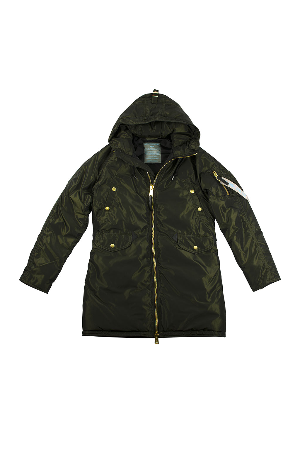 Женская аляска ALPHA INDUSTRIES EXPARKA dark green 