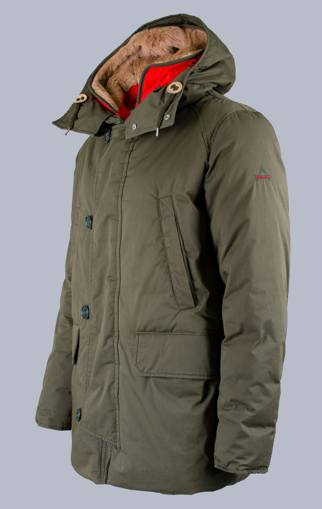 Аляска пуховая HOLUBAR BOULDER military olive 