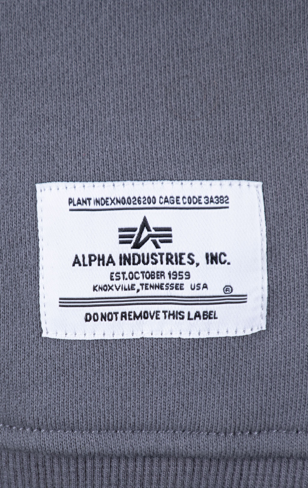 Свитшот ALPHA INDUSTRIES SHORT SLEEVE SWEATSHIRT SS 24 m aircraft gray 