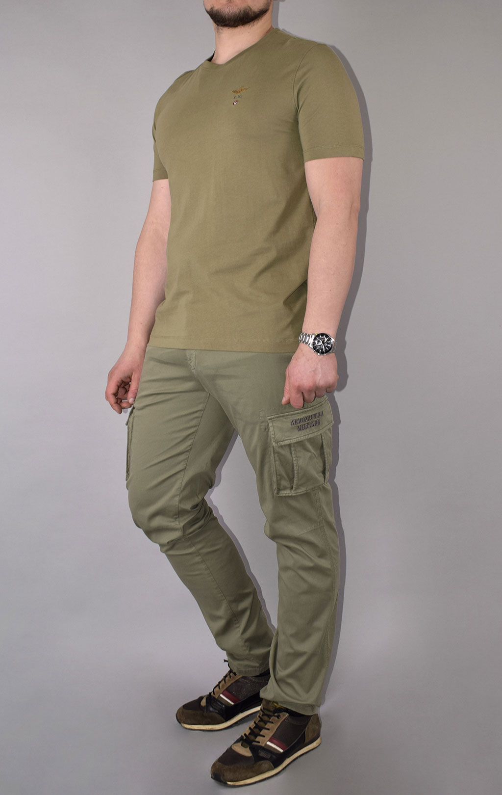 Футболка AERONAUTICA MILITARE SS 21/TR green (TS 1580) 