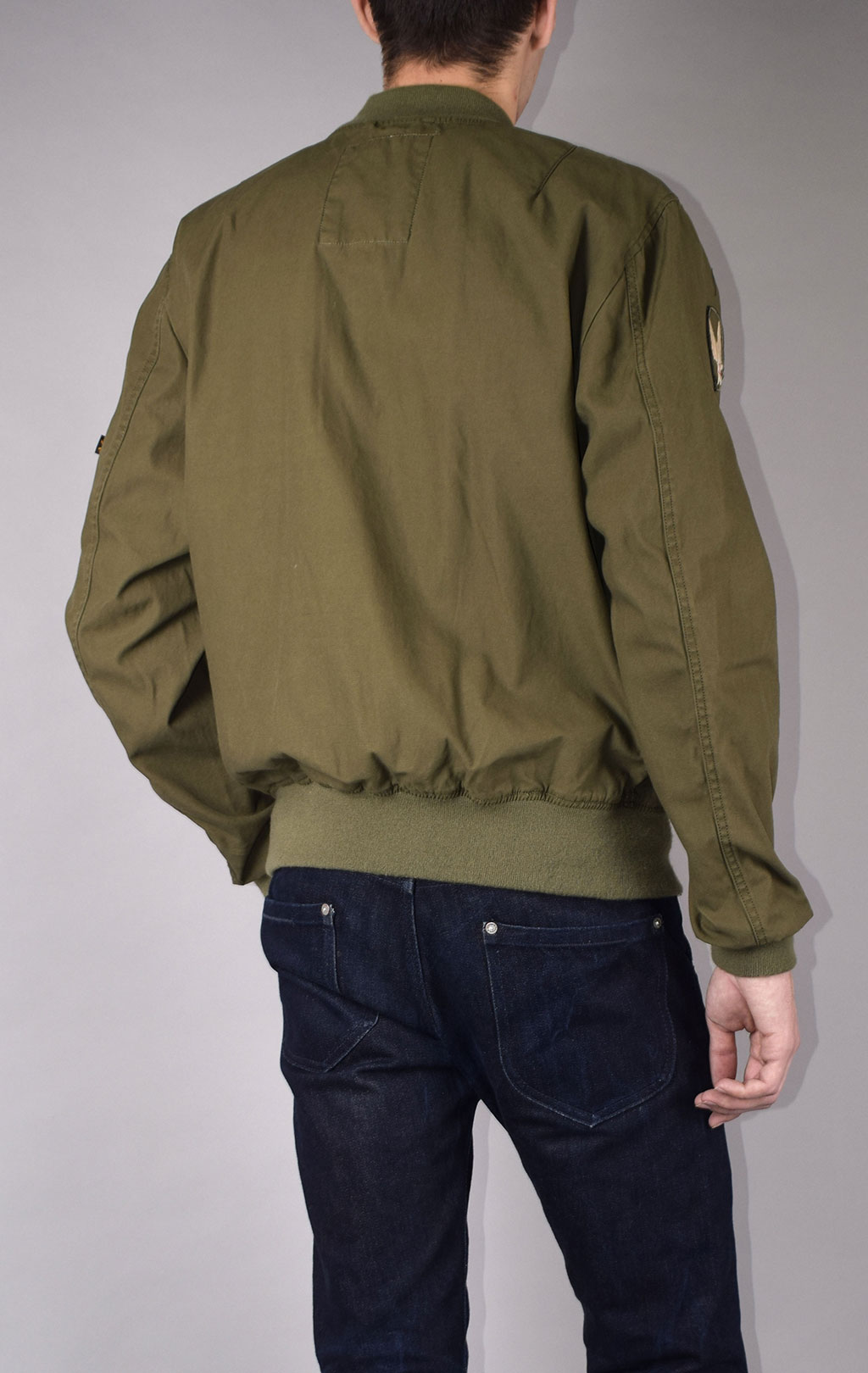 Ветровка-бомбер ALPHA INDUSTRIES GROUND CREW MA-1 burnt olive 