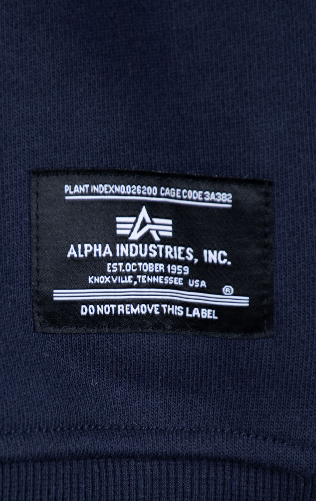 Свитшот ALPHA INDUSTRIES SHORT SLEEVE SWEATSHIRT SS 24 m replica blue 