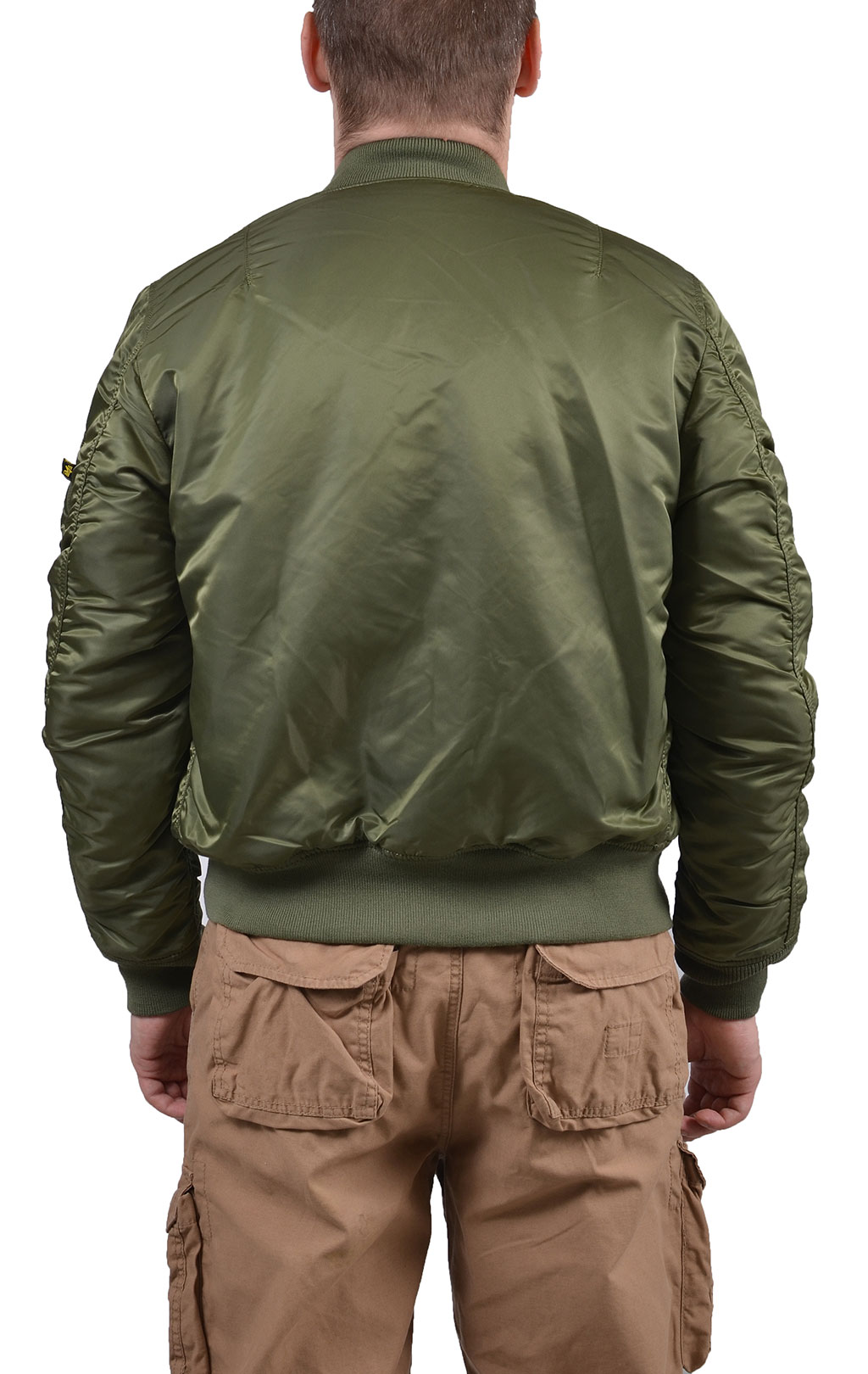 Бомбер ALPHA INDUSTRIES SLIM FIT MA-1 sage green 