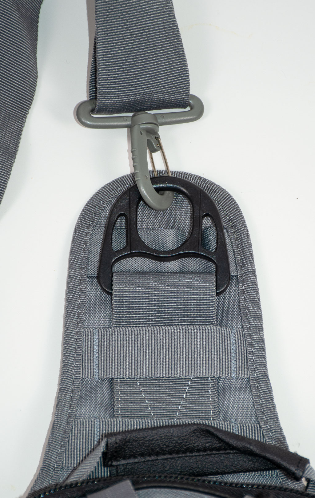 Рюкзак однолямочный Hausheng SLING MOLLE карабин grey PK-098-3 