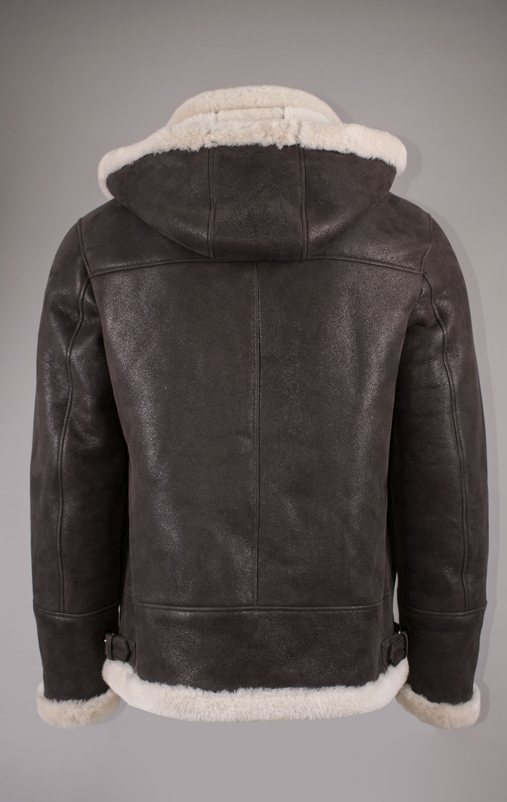 Куртка-пилот KODZIC B-3 Hooded овчина brown 