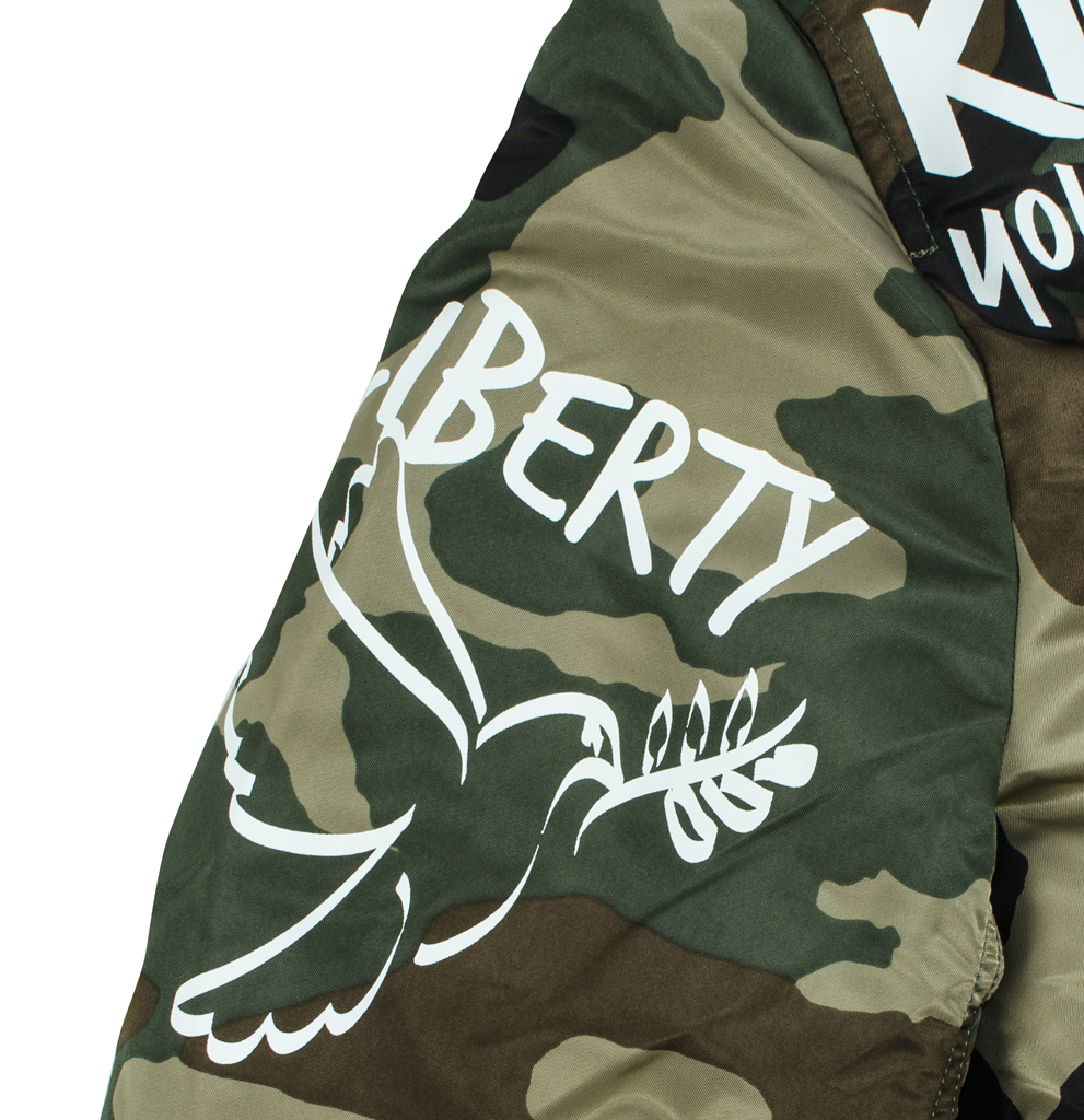 Бомбер ALPHA INDUSTRIES VF FREEDOM MA-1 camo woodland 