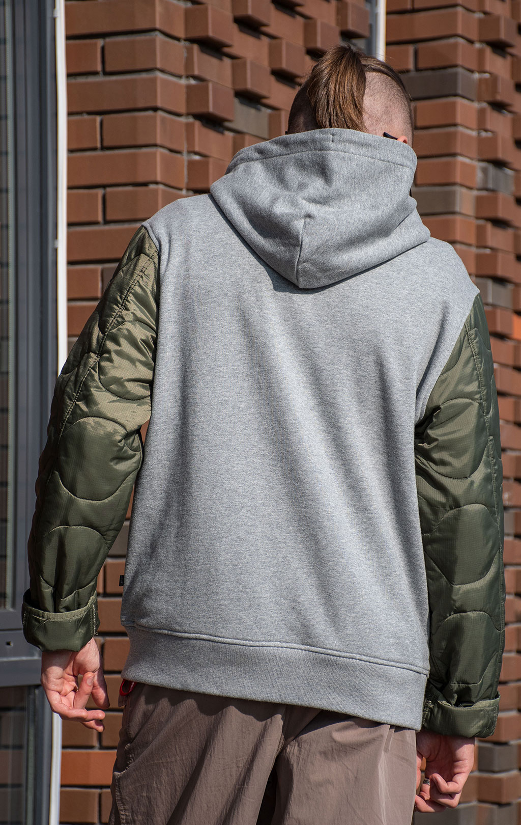 Толстовка ALPHA INDUSTRIES ALS/92 LINER HOODIE FW 24/25 medium charcoal heather 
