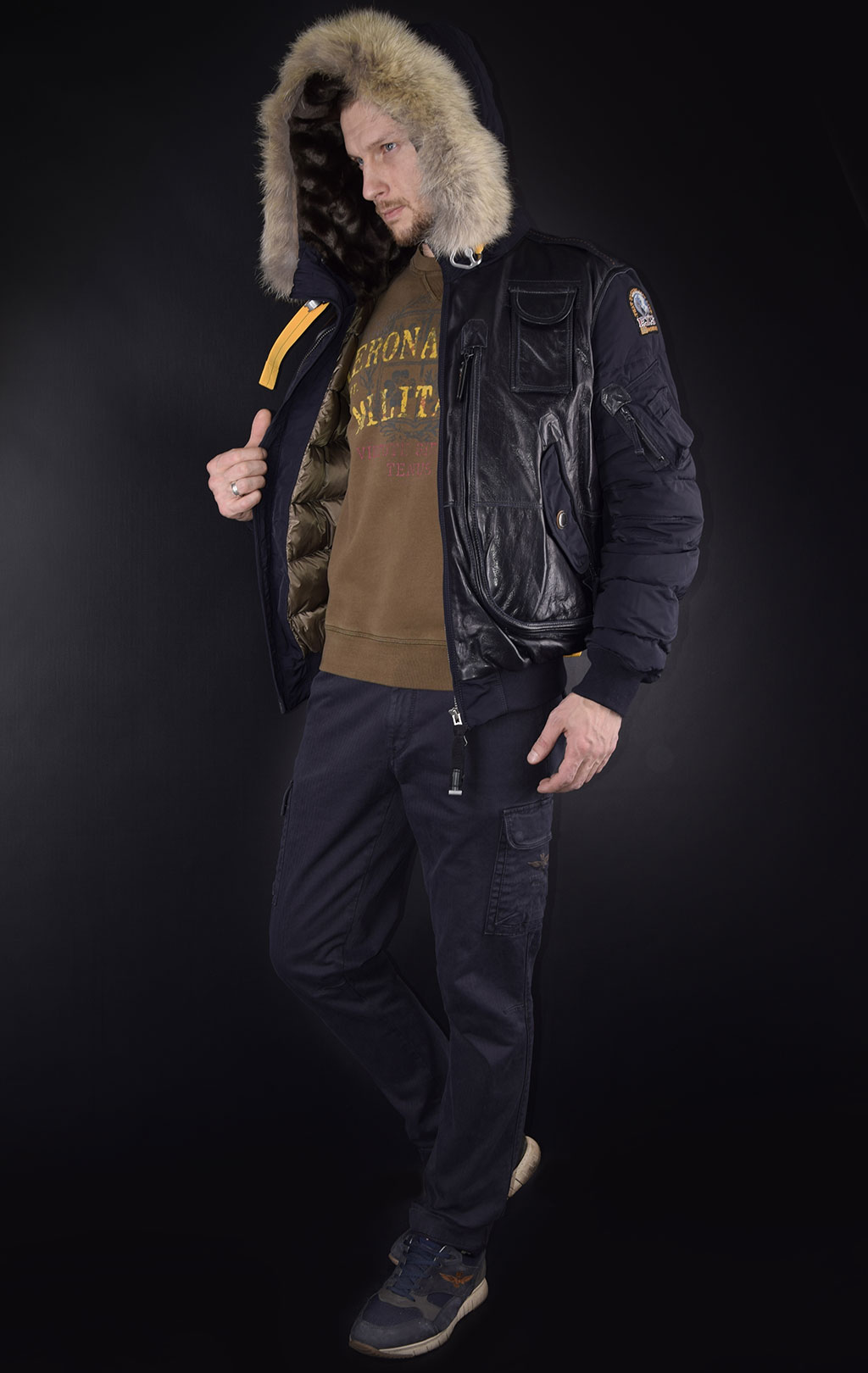 Куртка PARAJUMPERS GRIZZLY navy 