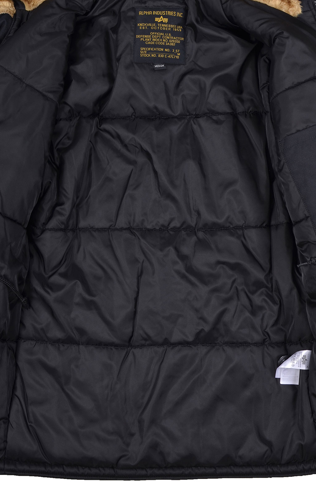 Аляска ALPHA INDUSTRIES POLAR black 