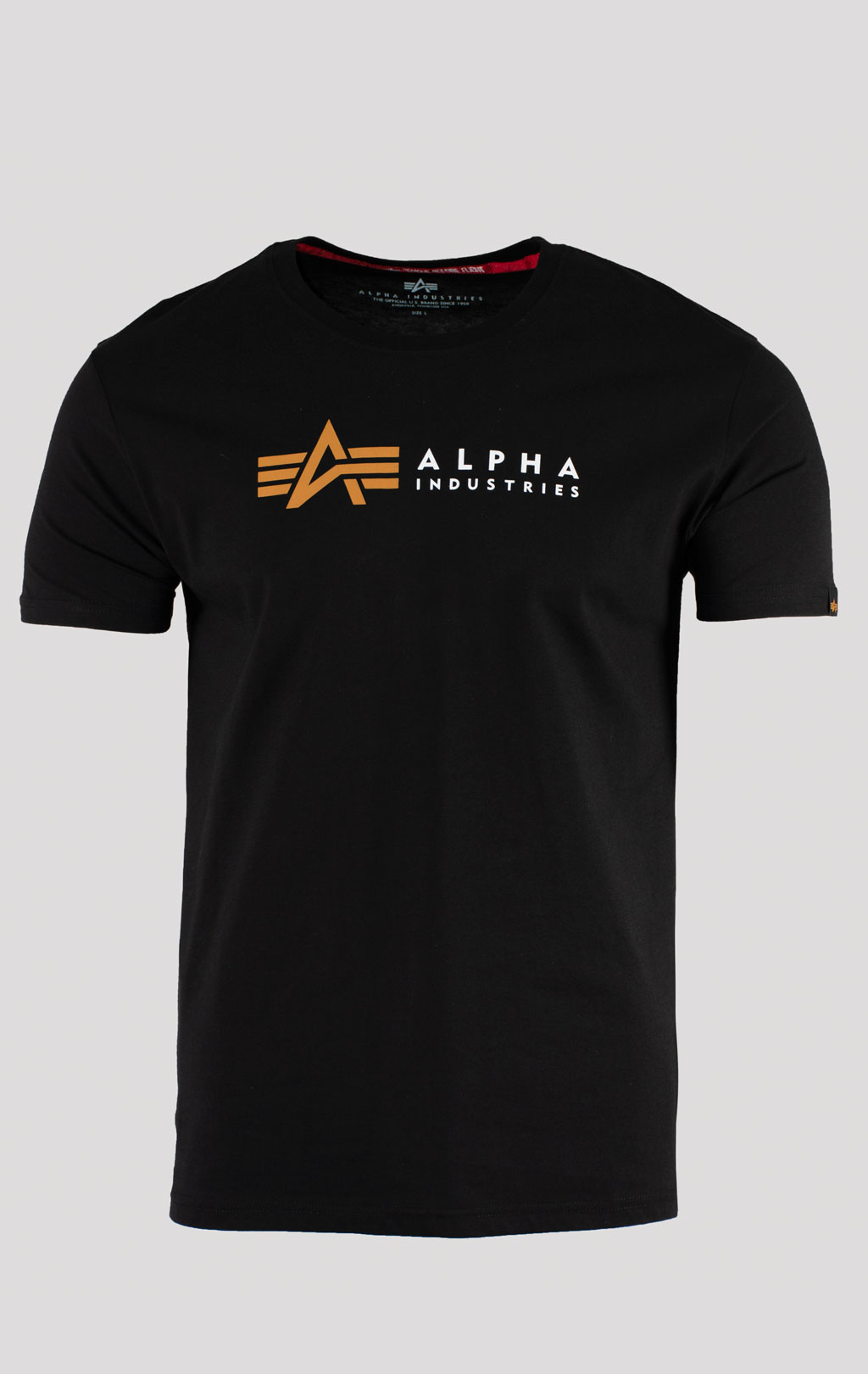 Футболка ALPHA INDUSTRIES ALPHA LABEL T black 