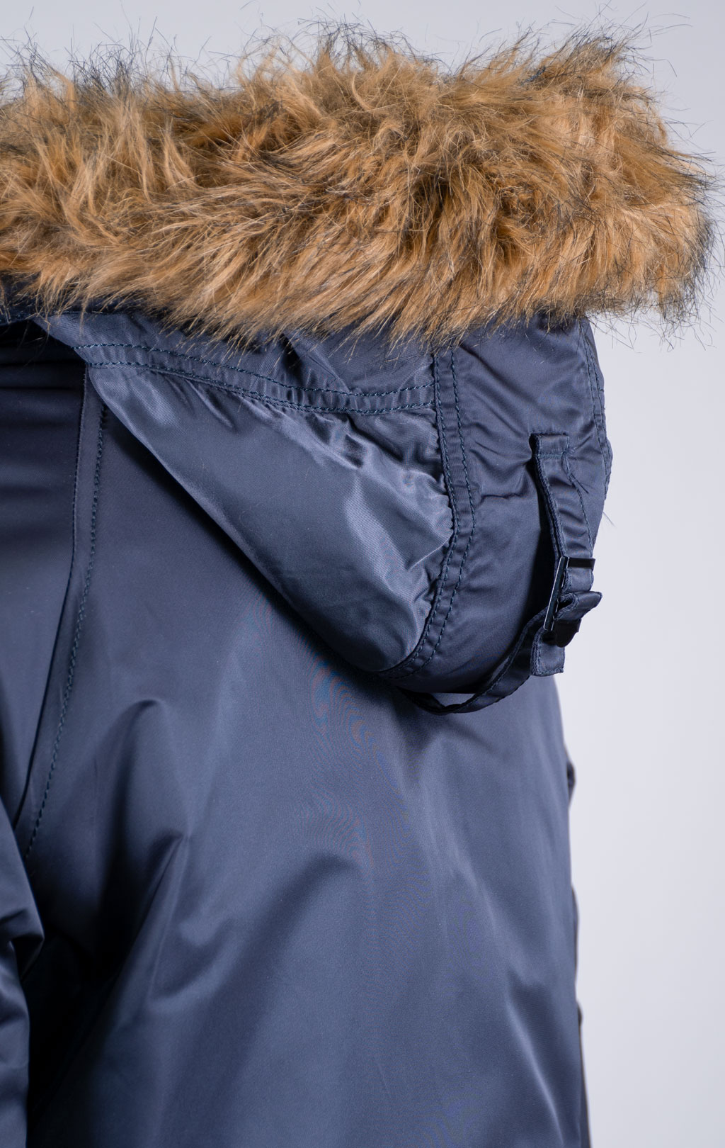 Аляска ALPHA INDUSTRIES SLIM FIT GEN-I big size N-3B steel blue/orange 
