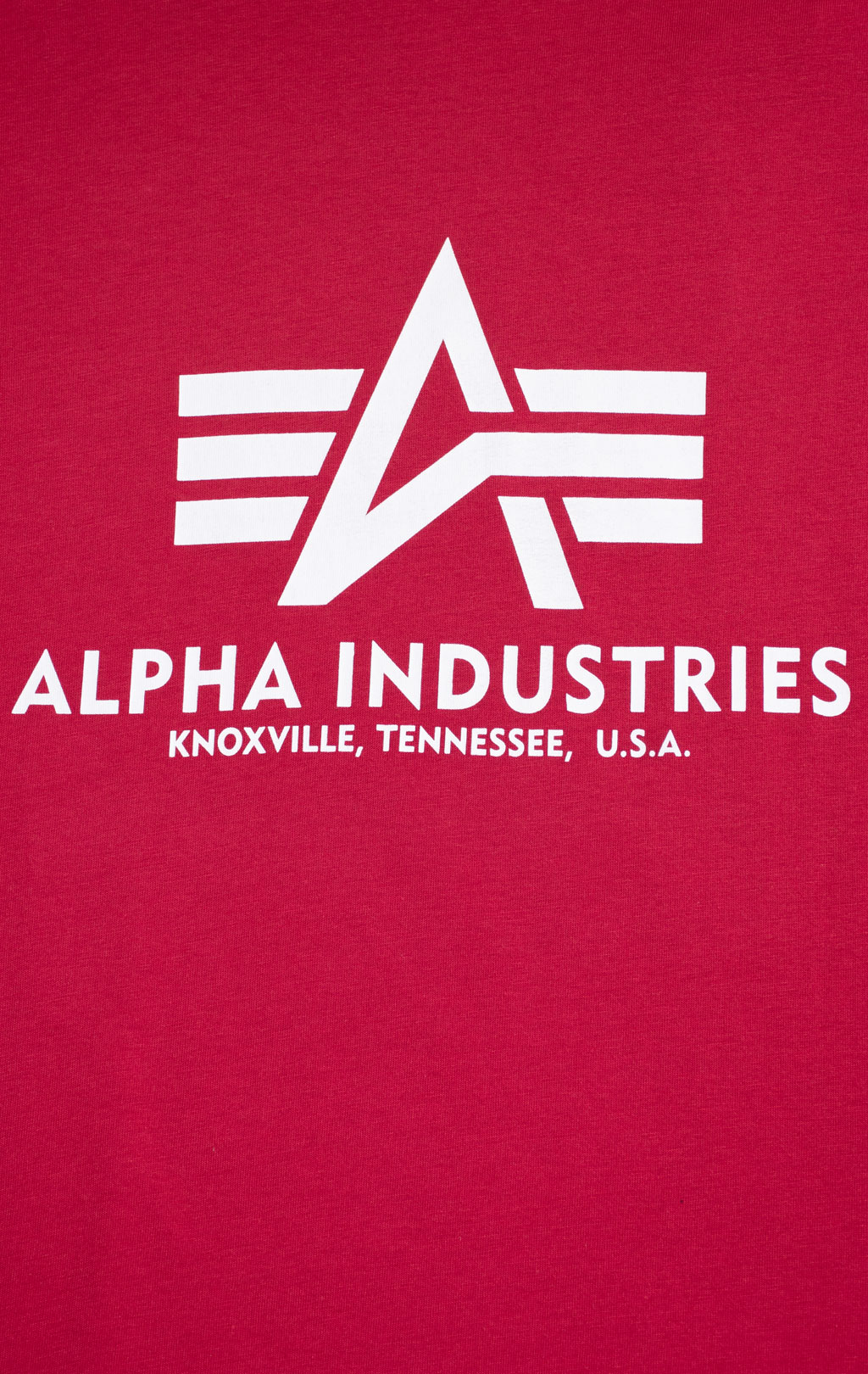 Футболка ALPHA INDUSTRIES BASIC T RBF red 