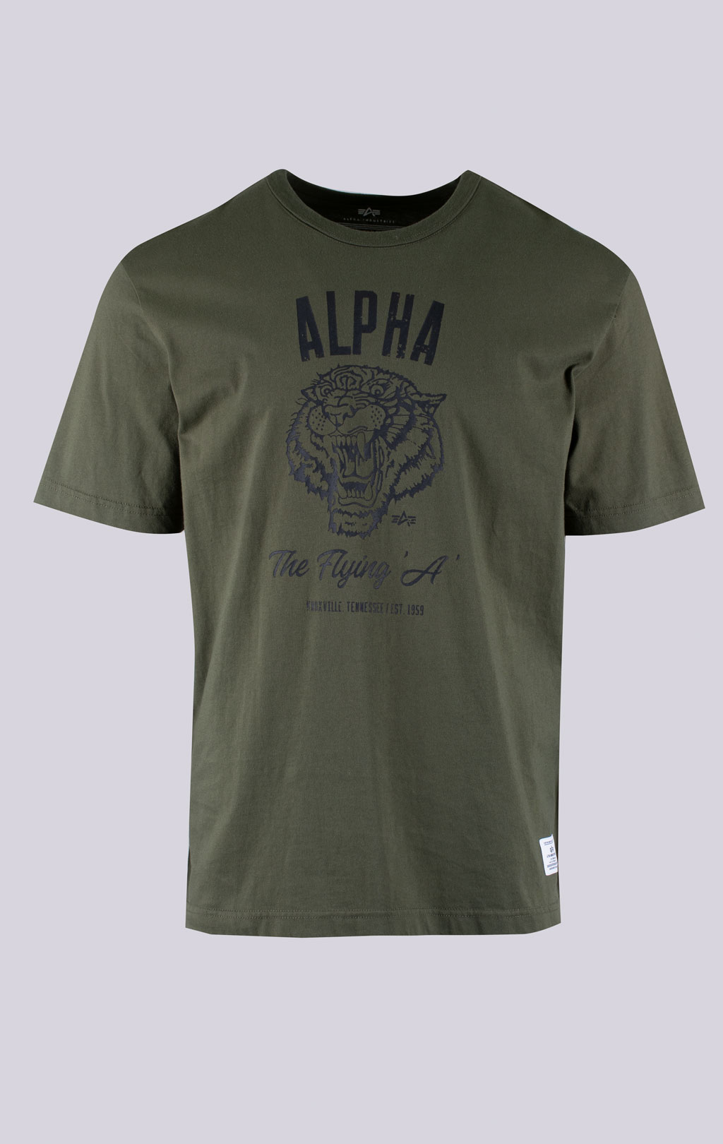 Футболка ALPHA INDUSTRIES ALPHA TIGER TEE SS 24 olive 