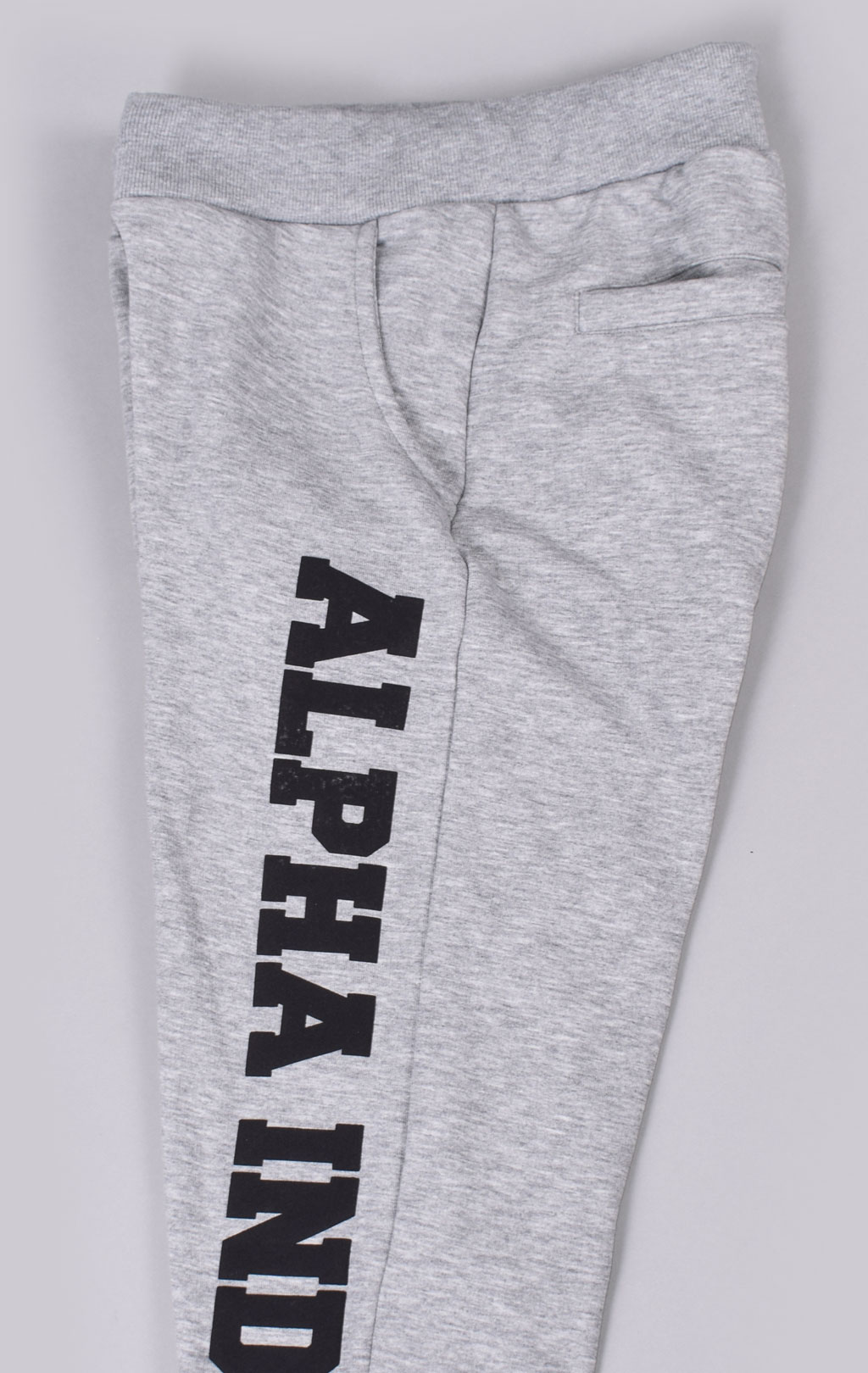 Брюки спортивные джоггеры ALPHA INDUSTRIES BIG LETTERS JOGGER grey heather 