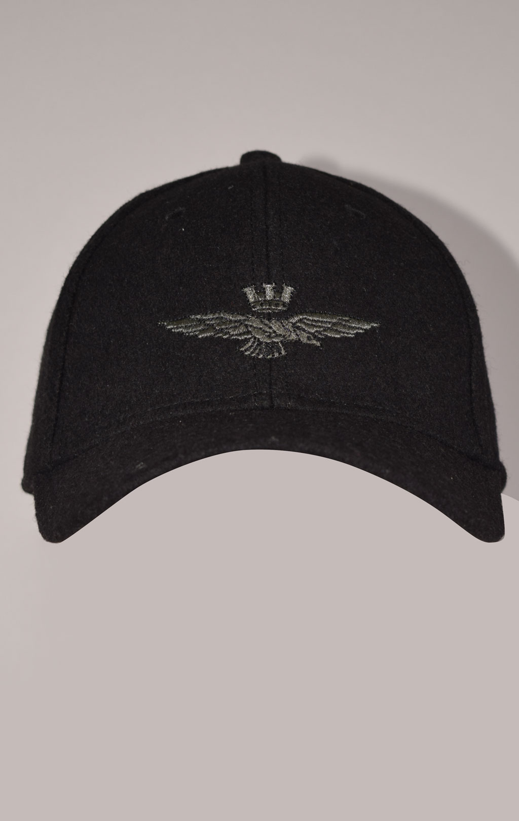Бейсболка AERONAUTICA MILITARE шерсть FW 22/23/CN jet black (HA 1085)