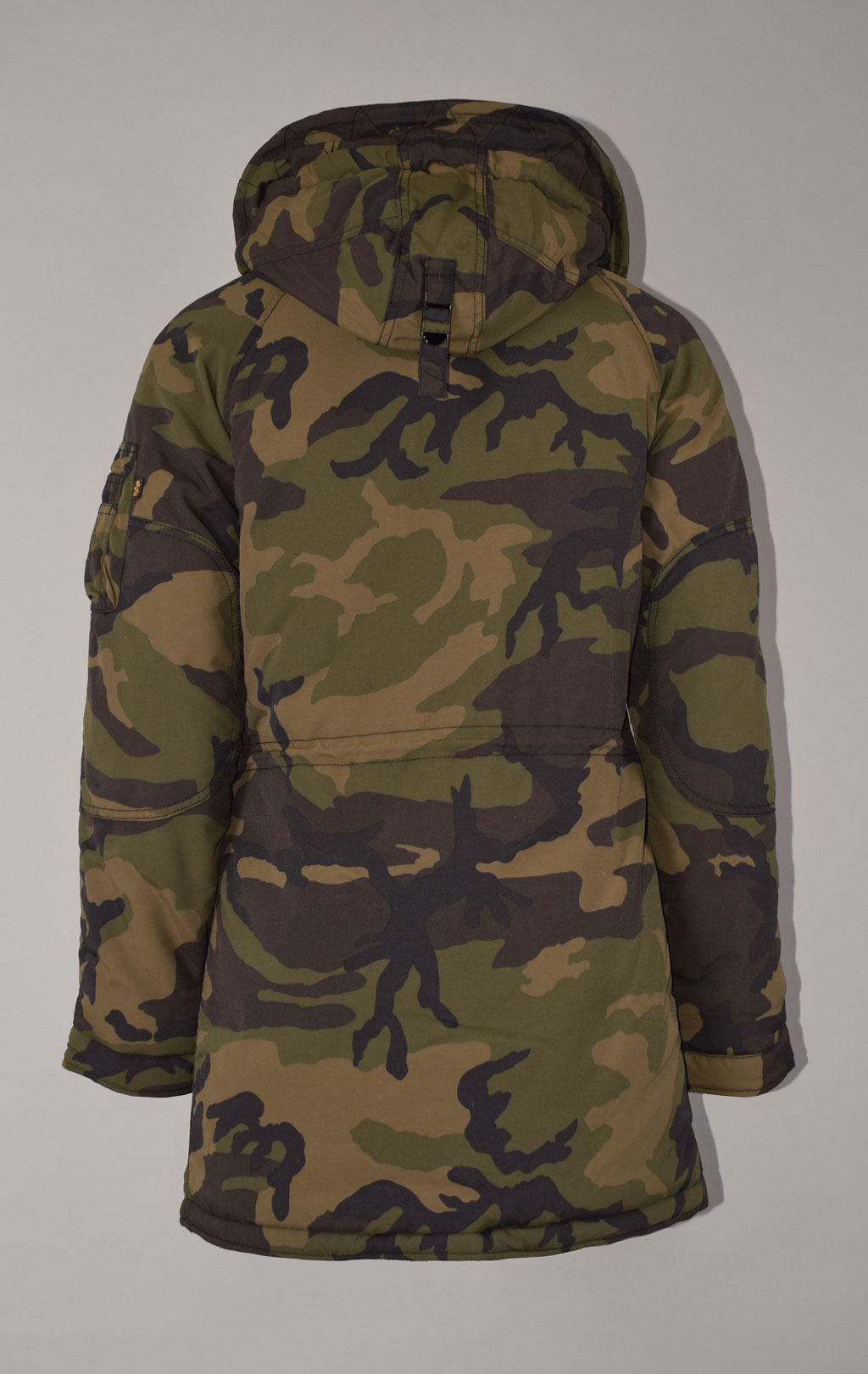 Женская аляска ALPHA INDUSTRIES ALTITUDE MOD PARKA N-3B FW 22/23 m dark woodland camo 