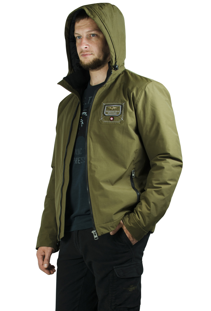 Куртка AERONAUTICA MILITARE verde militare (AB 1575) 