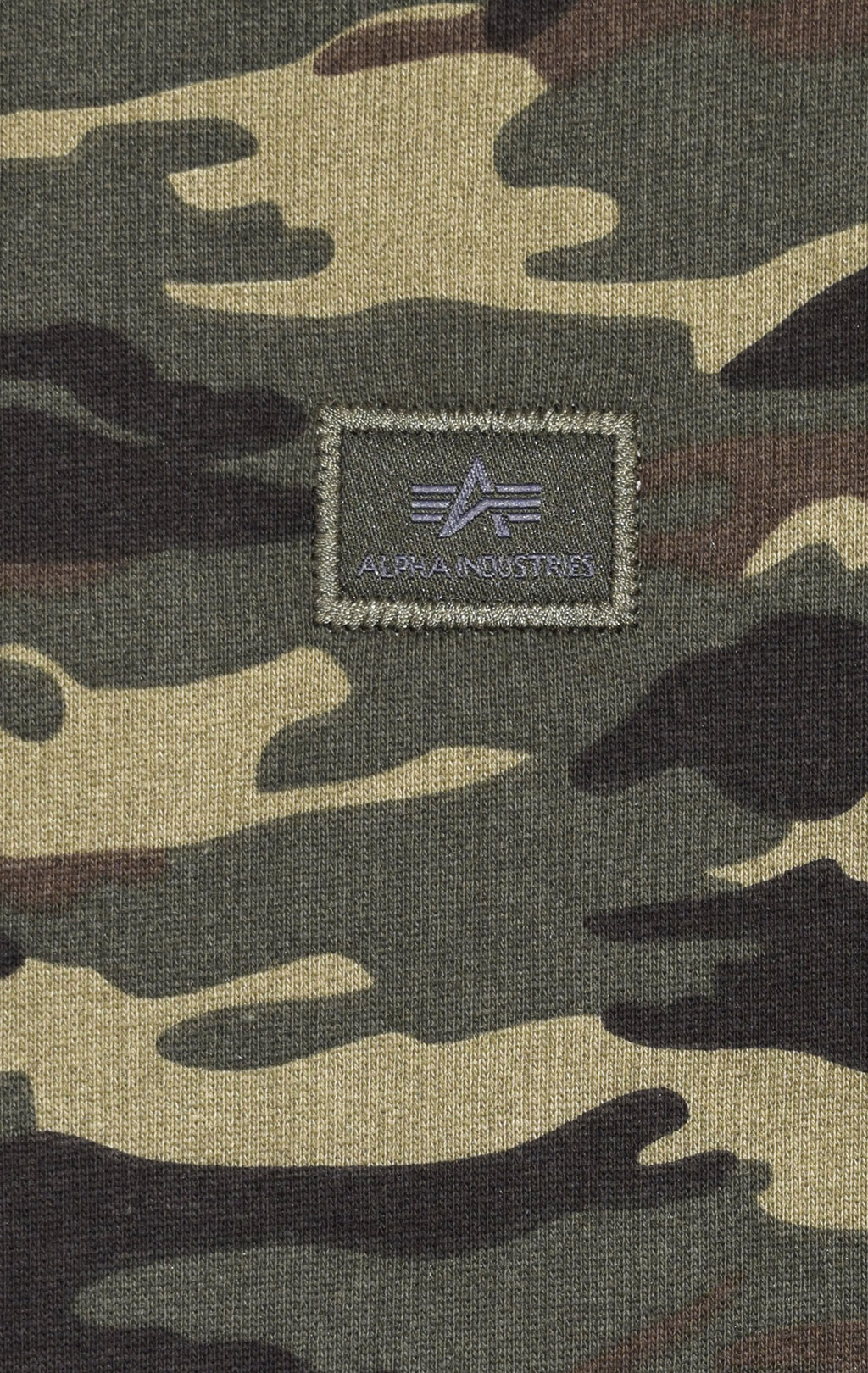 Свитшот ALPHA INDUSTRIES X-FIT SWEAT camo woodland 65 