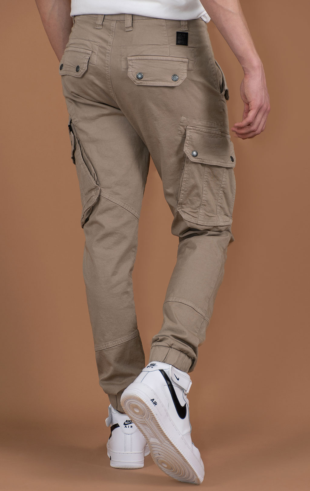 Брюки-карго ALPHA INDUSTRIES COMBAT LW vintage sand 