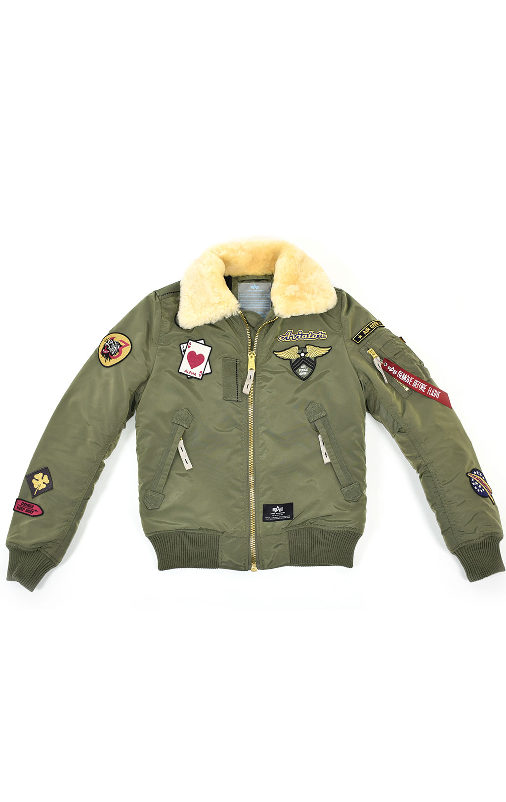Женская куртка-пилот ALPHA INDUSTRIES INJECTOR-III CUSTOM sage green 