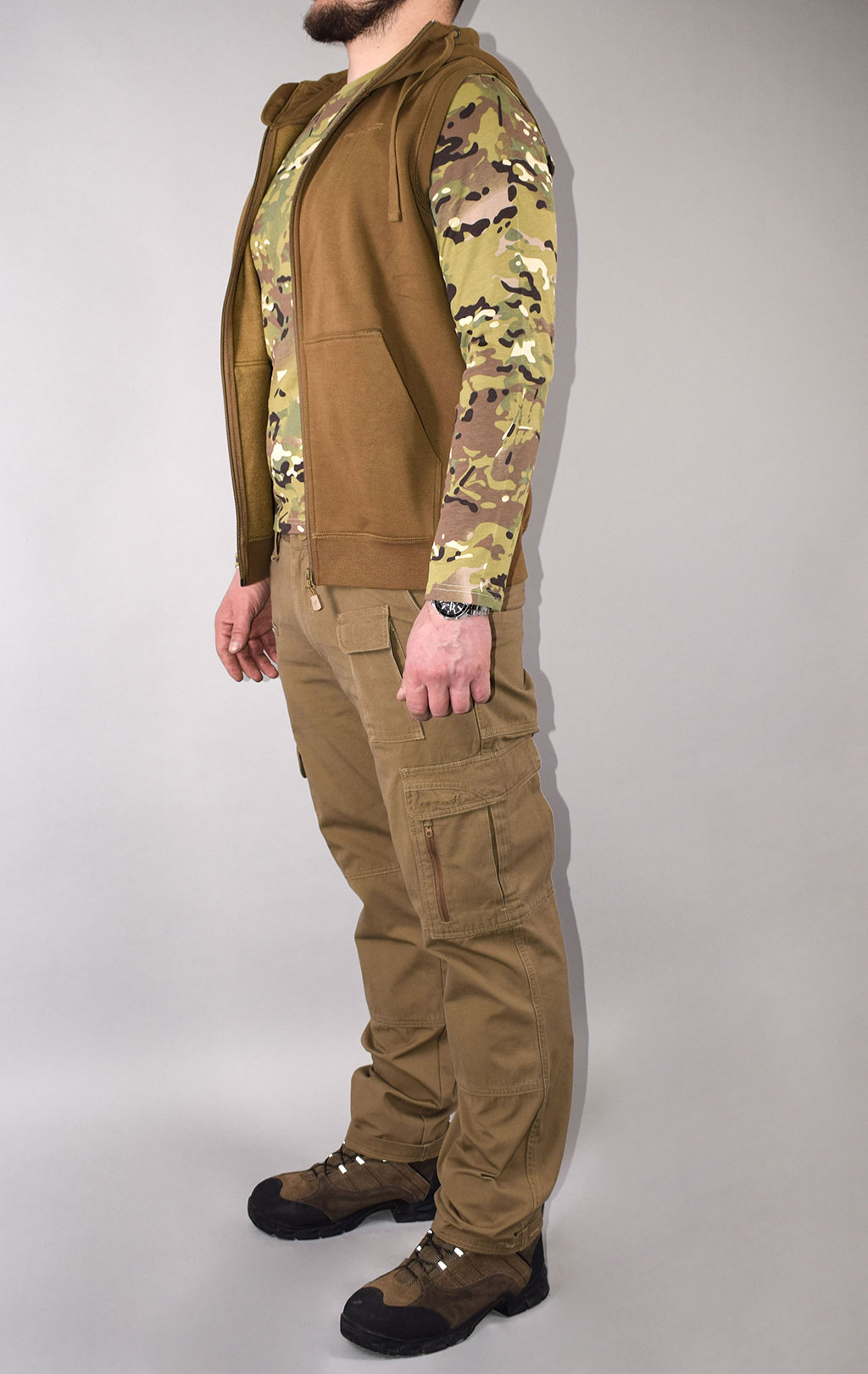 Жилет Pentagon THESPIS sweater хлопок75%/полиэстер25% coyote 08027 