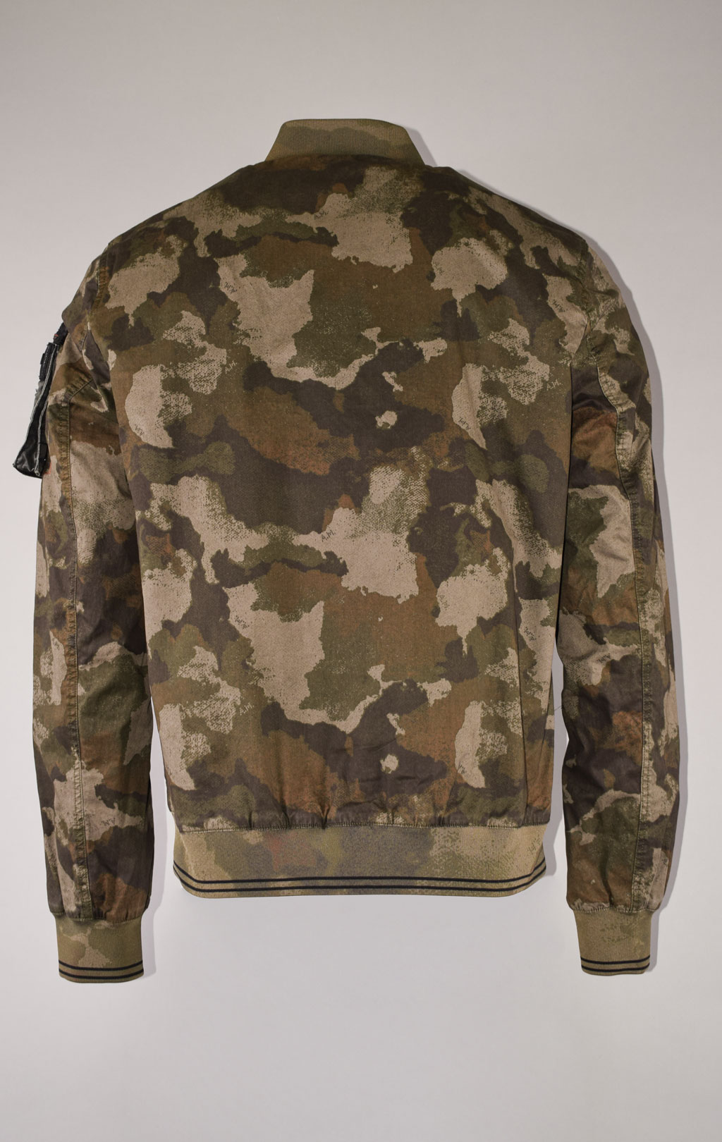 Ветровка-бомбер AERONAUTICA MILITARE big size SS 22 m/CN camouflage pilot (AB 1999) 