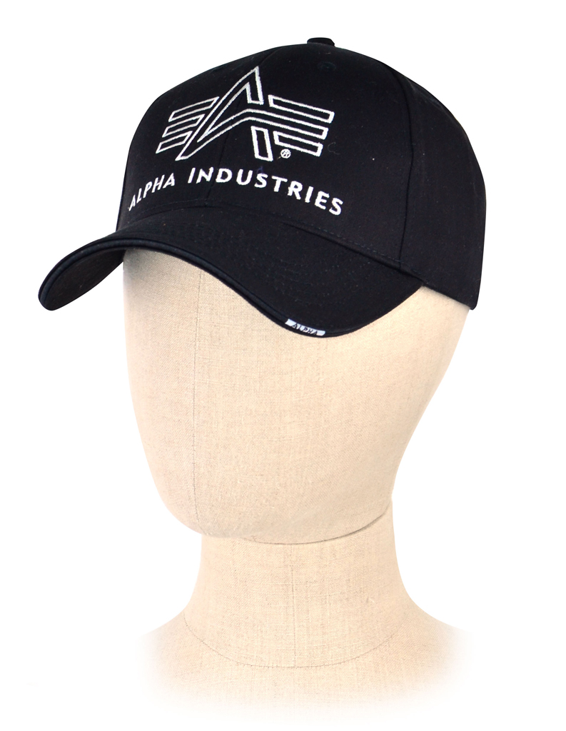 Бейсболка ALPHA INDUSTRIES LOGO CAP black 