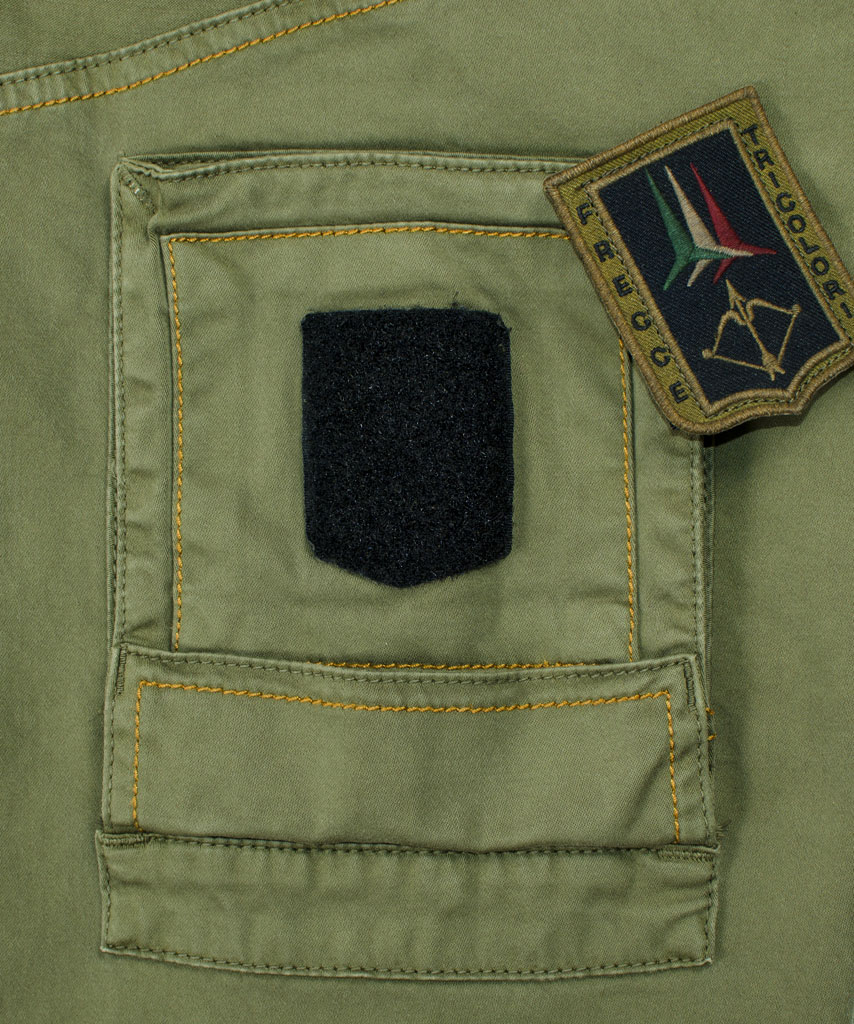 Брюки-карго AERONAUTICA MILITARE verde militare (PA 939) 