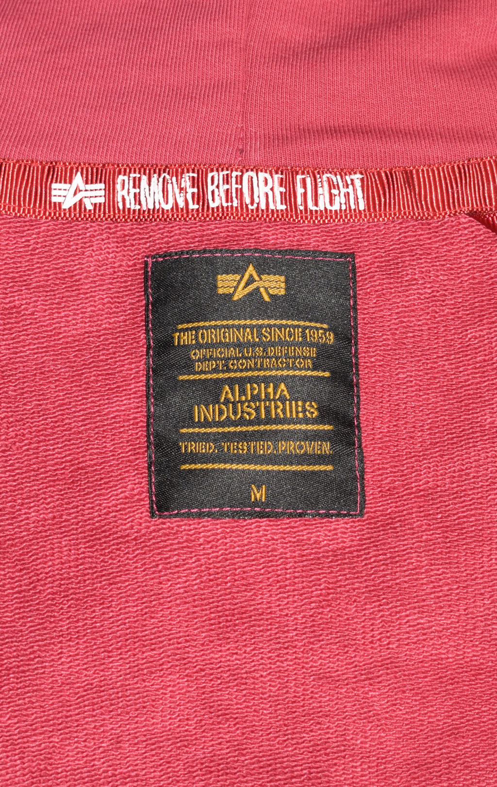 Женская толстовка ALPHA INDUSTRIES NEW BASIC HOODY major red 