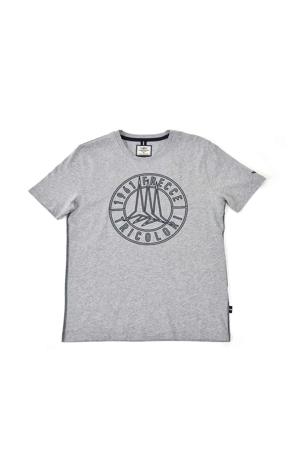 Футболка AERONAUTICA MILITARE SS 20 grigio melange (TS 1697)