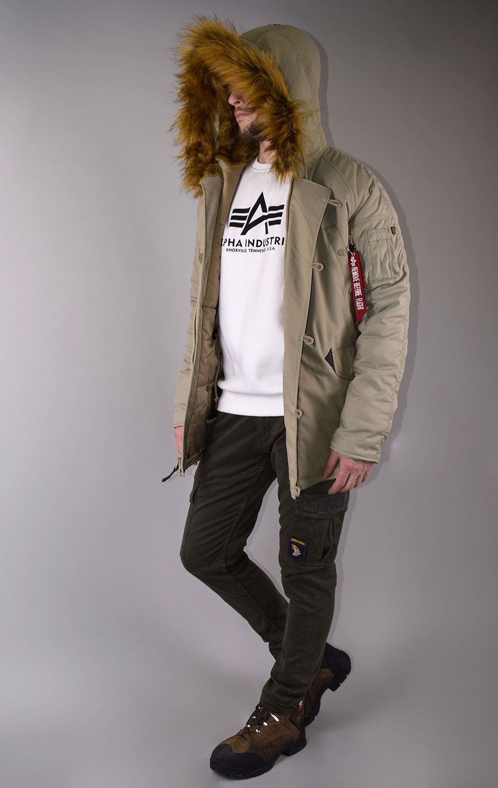 Аляска ALPHA INDUSTRIES EXPLORER khaki 