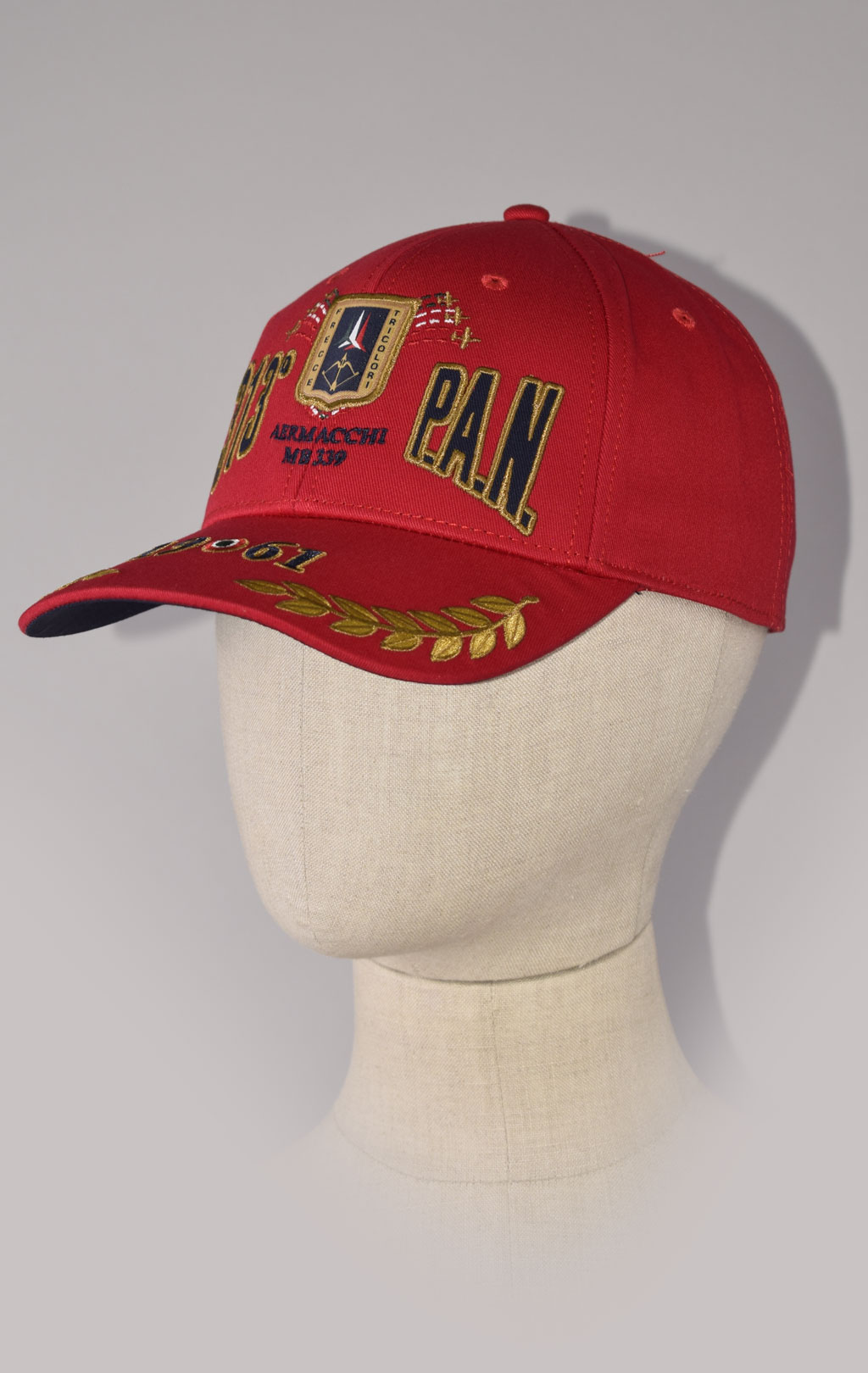 Бейсболка AERONAUTICA MILITARE SS 23/CN rosso (HA 1131)