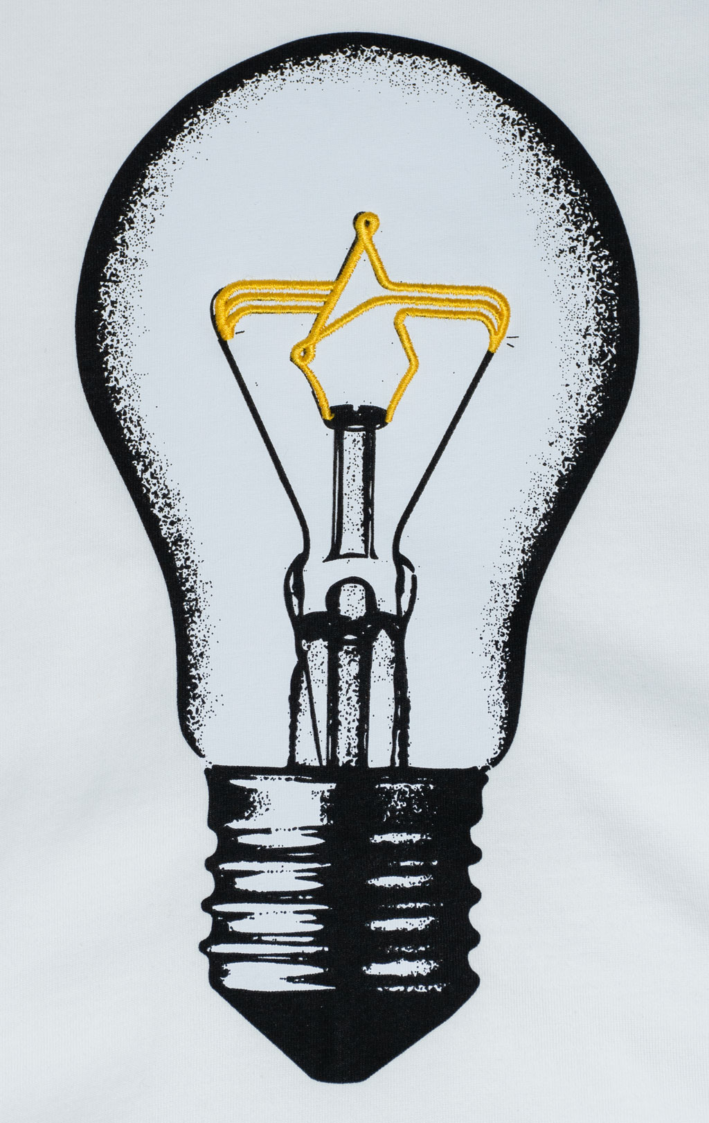 Футболка ALPHA INDUSTRIES ALPHA LIGHT BULB TEE SS 25 m white 