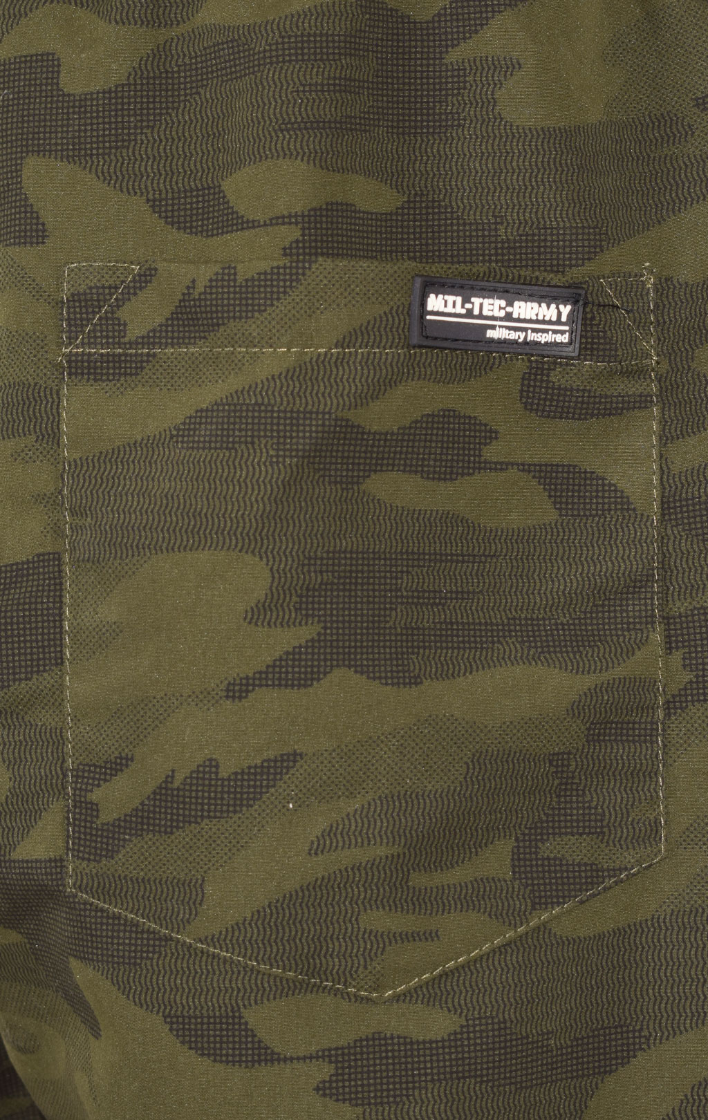 Плавки-шорты Mil-Tec dark camo woodland 